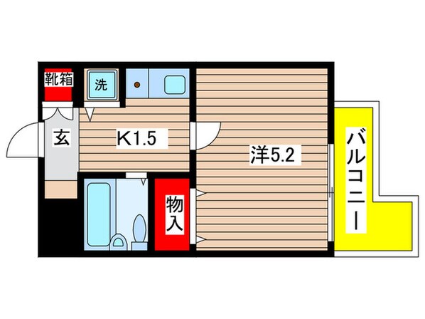 ミリアンメロディ川名の物件間取画像